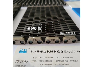 玻璃陶瓷輸瓶機(jī)鏈帶 內(nèi)導(dǎo)向外導(dǎo)向 節(jié)距12.7、25.4的無聲齒形鏈帶